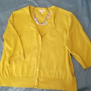 Eileen Fisher cropped cardigan  XL